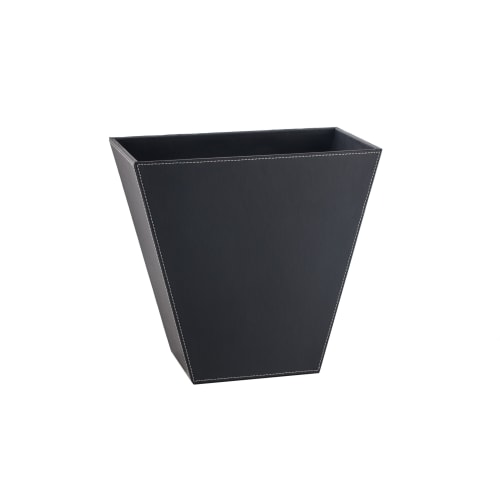 Cordoba Sleek Wastebasket, 12 Quart, Black